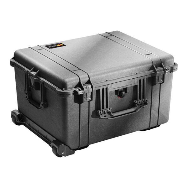 Pelican 1620M NF Mobility Case Black No Foam Watertight Rolling Wheels & Retractable Handle 016200-0019-110