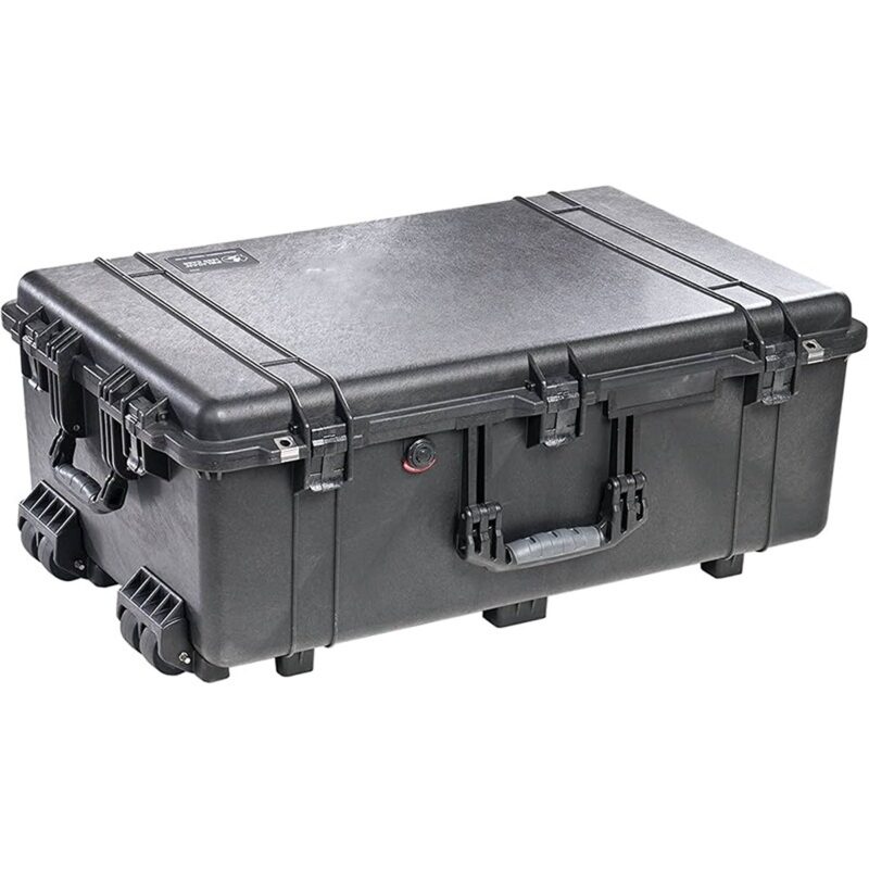 Pelican 1654 Protector Case Black with Padded Dividers Watertight Crushproof USA Made 016500-0040-110