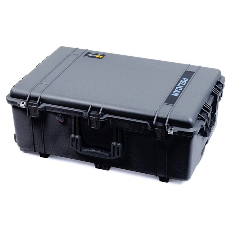 Pelican 1650TP TrekPak Case Black with Customizable Divider Insert Watertight Protector 016500-0050-110