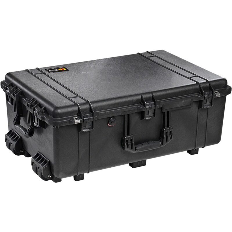 Pelican 1650TP TrekPak Case Black with Customizable Divider Insert Watertight Protector 016500-0050-110