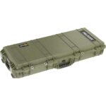 Pelican 1700 Protector Case OD Green with Foam Long Case Watertight Rolling 017000-0000-130