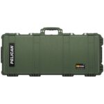 Pelican 1700 Protector Case OD Green with Foam Long   Case Watertight Rolling 017000-0000-130
