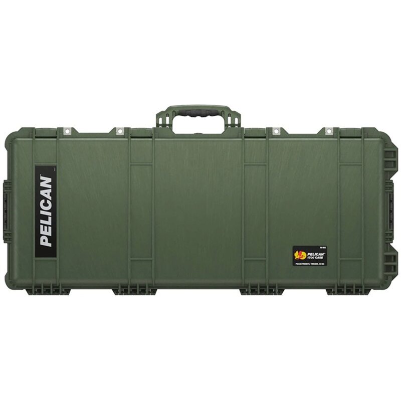 Pelican 1700 Protector Case OD Green with Foam Long   Case Watertight Rolling 017000-0000-130