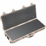 Pelican 1700 Protector Case Desert Tan with Foam Long Case Watertight Rolling 017000-0000-190