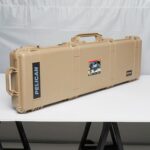 Pelican 1700 Protector Case Desert Tan with Foam Long Case Watertight Rolling 017000-0000-190