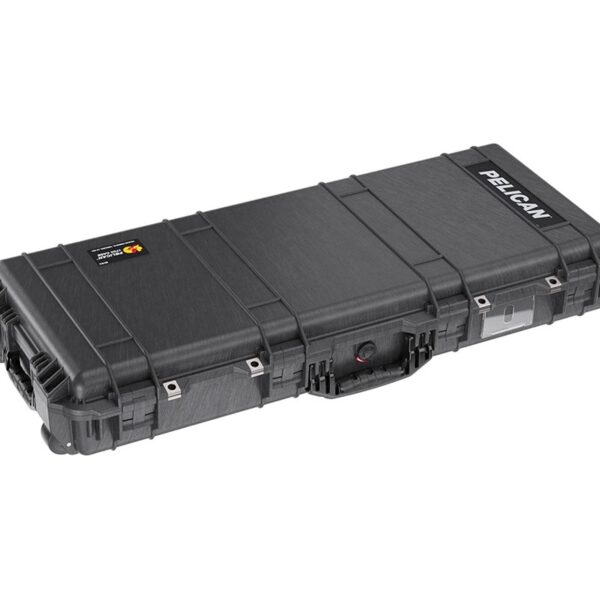 Pelican 1700NF Protector Case Black No Foam Long   Case Watertight Rolling 017000-0010-110