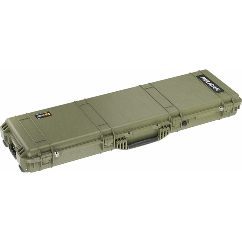 Pelican 1750 Protector Case OD Green with Foam Long Case Watertight Rolling 017500-0000-130