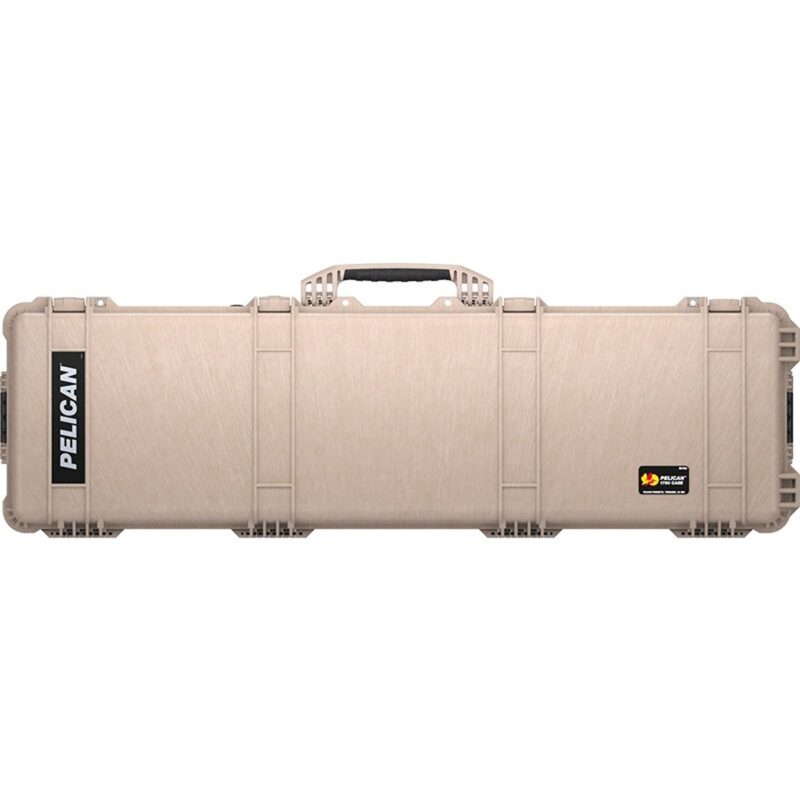 Pelican 1750 Protector Case Desert Tan with Foam Long   Case Watertight Rolling 017500-0000-190
