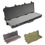 Pelican 1750 Protector Case Desert Tan with Foam Long   Case Watertight Rolling 017500-0000-190