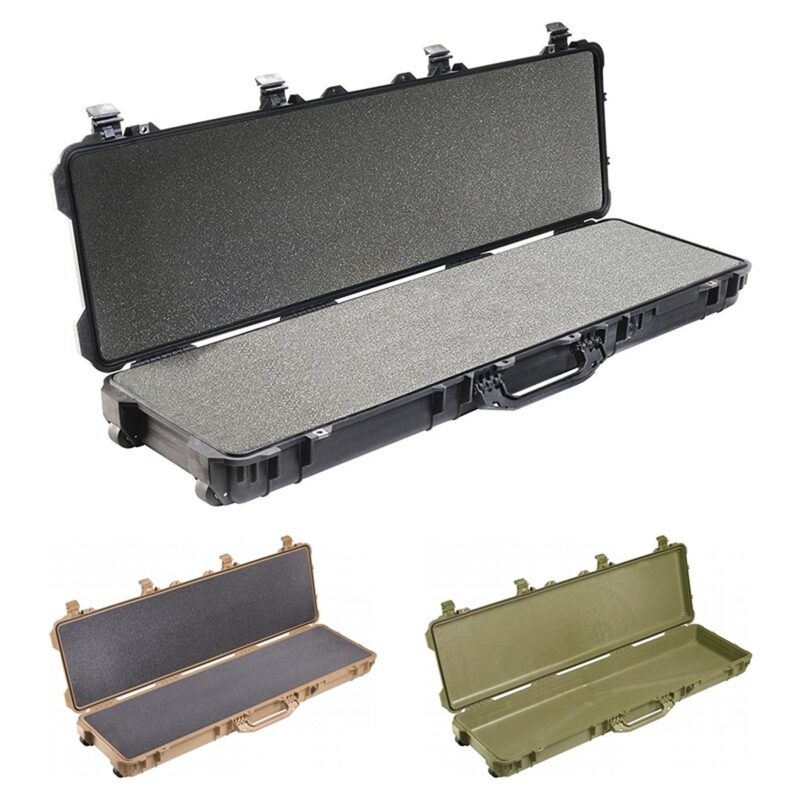 Pelican 1750 Protector Case Desert Tan with Foam Long   Case Watertight Rolling 017500-0000-190