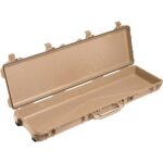 Pelican 1750 Protector Case Desert Tan with Foam Long   Case Watertight Rolling 017500-0000-190
