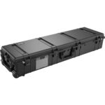 Pelican 1770 Protector Case Black with Foam Long Case Watertight Rolling 017700-0000-110
