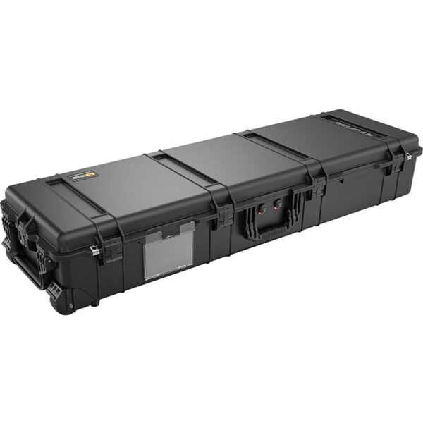 Pelican 1770 Protector Case Black with Foam Long Case Watertight Rolling 017700-0000-110