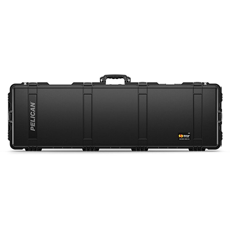 Pelican 1770 Protector Case Black with Foam Long Case Watertight Rolling 017700-0000-110