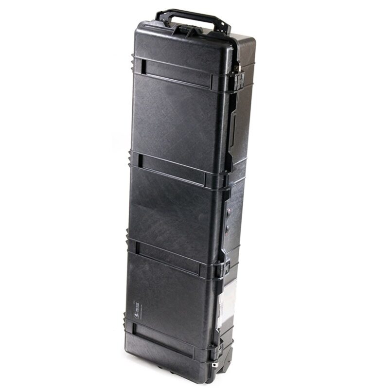 Pelican 1770 Protector Case Black with Foam Long Case Watertight Rolling 017700-0000-110