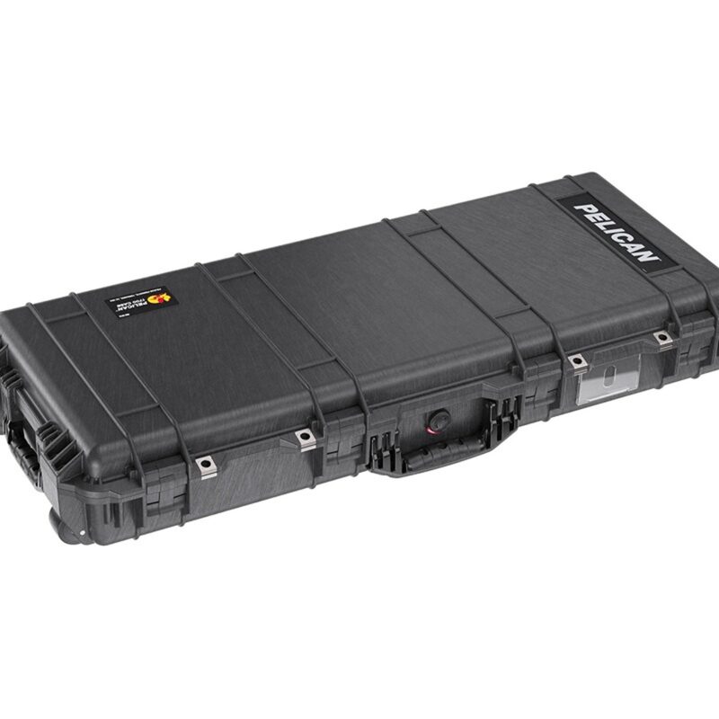 Pelican 1770NF Protector Case Black No Foam Long Case Watertight Rolling 017700-0010-110