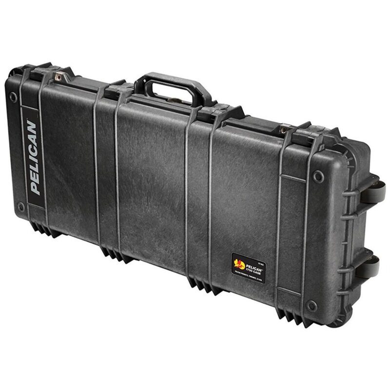 Pelican 1770NF Protector Case Black No Foam Long Case Watertight Rolling 017700-0010-110