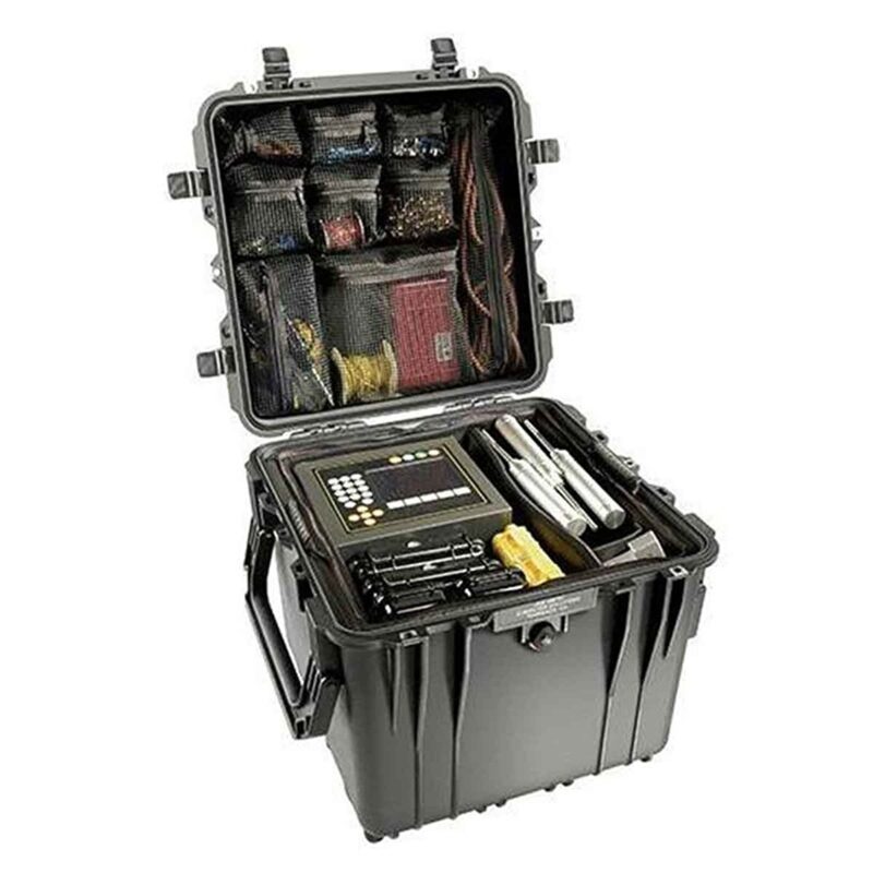 Pelican 0340 Protector Cube Case Black with Foam Watertight Rolling Wheels & Handles 0340-000-110