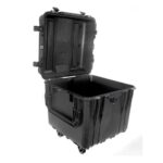 Pelican 0340NF Protector Cube Case Black No Foam Watertight Rolling Wheels & Handles 0340-001-110