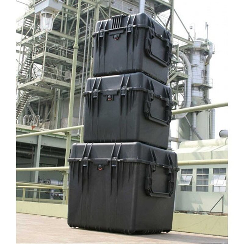 Pelican 0340NF Protector Cube Case Black No Foam Watertight Rolling Wheels & Handles 0340-001-110