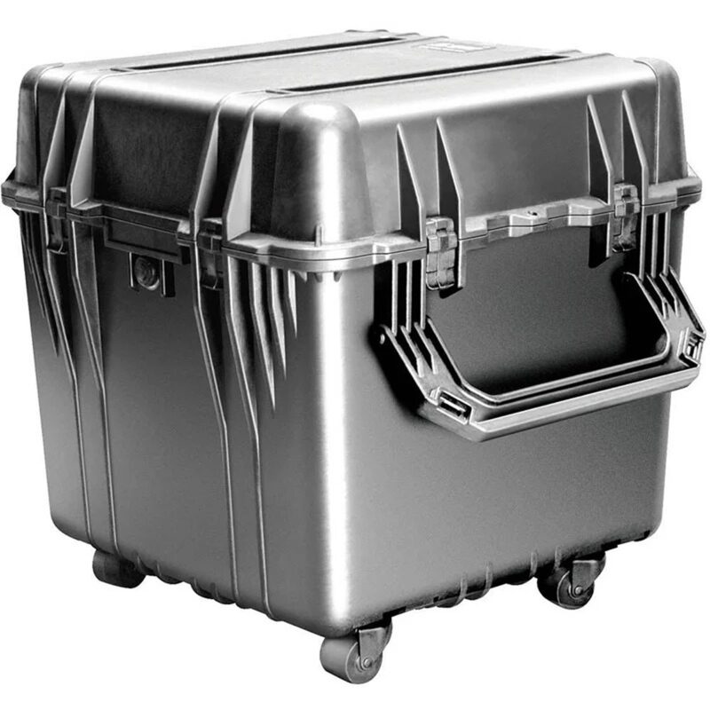 Pelican 0350NF Protector Cube Case Black No Foam Watertight Crushproof Empty Interior 0350-001-110