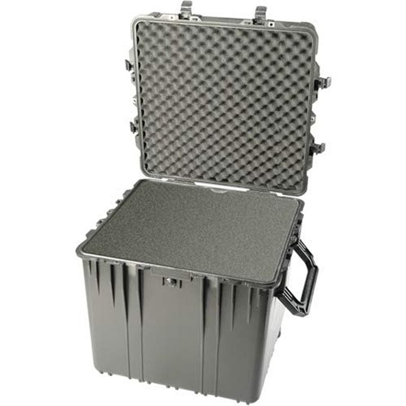 Pelican 0370 Protector Cube Case Black with Foam Watertight Crushproof Large Storage 0370-000-110
