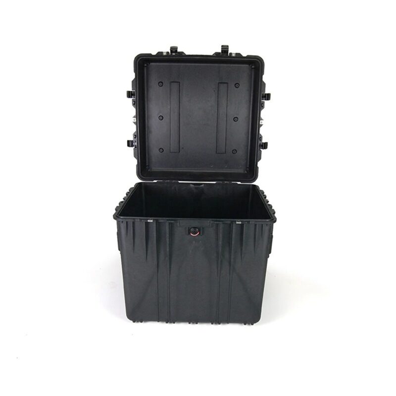 Pelican 0370NF Protector Cube Case Black No Foam Watertight Crushproof Large Empty Storage 0370-001-110