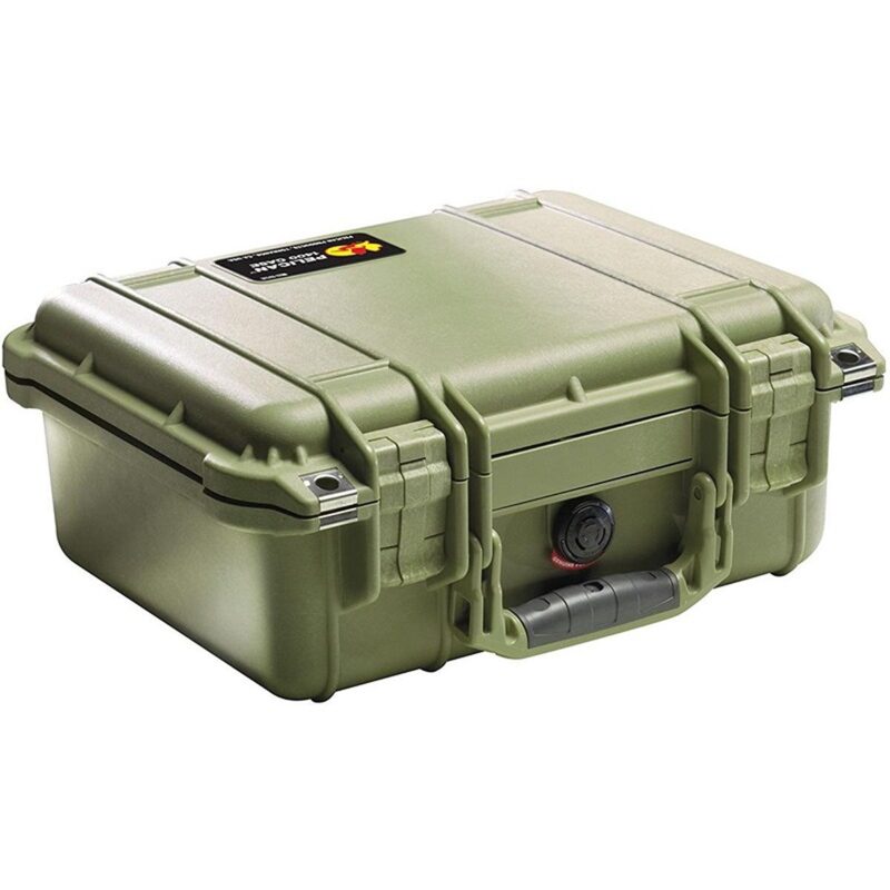 Pelican 1400 Protector Case OD Green with Foam Watertight Crushproof Pick N Pluck 1400-000-130