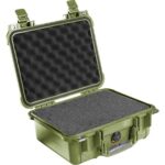 Pelican 1400 Protector Case OD Green with Foam Watertight Crushproof Pick N Pluck 1400-000-130