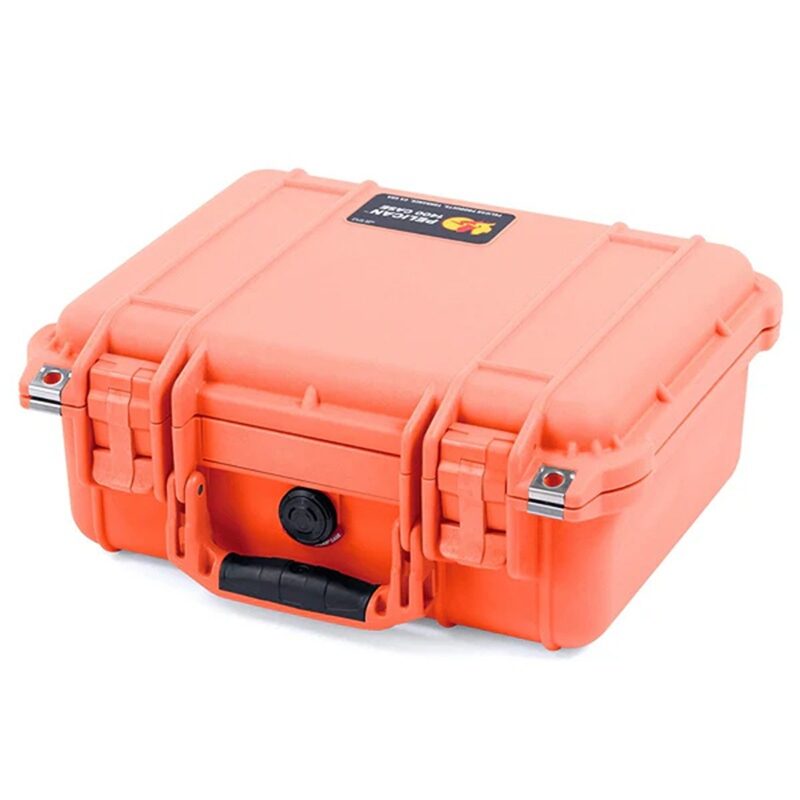 Pelican 1400 Protector Case Orange with Foam Watertight Crushproof Pick N Pluck 1400-000-150
