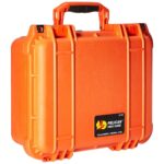 Pelican 1400 Protector Case Orange with Foam Watertight Crushproof Pick N Pluck 1400-000-150