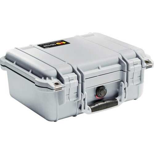 Pelican 1400 Protector Case Silver with Foam Watertight Crushproof Pick N Pluck 1400-000-180