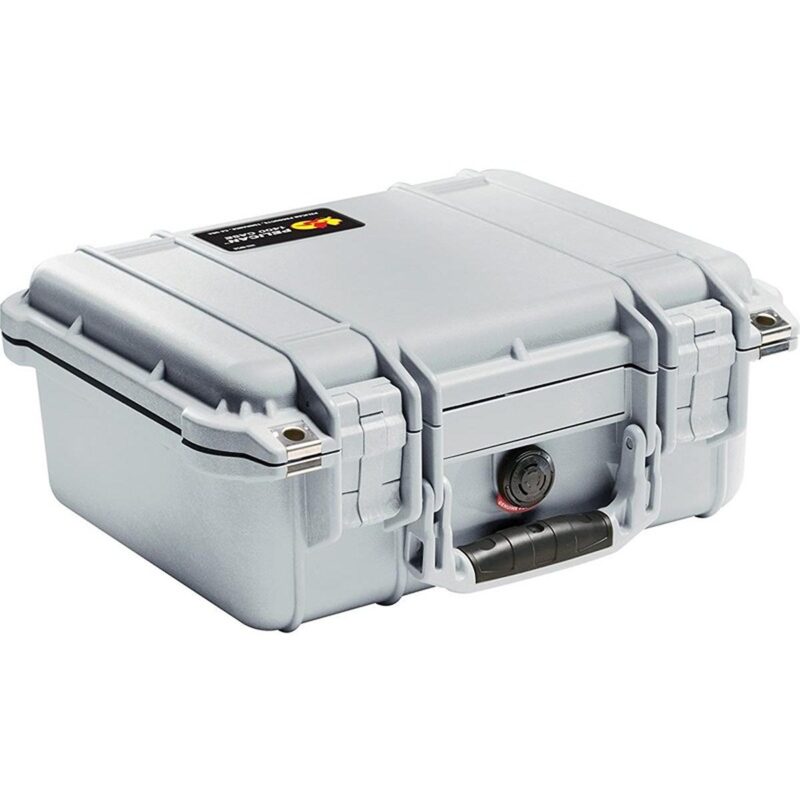 Pelican 1400 Protector Case Silver with Foam Watertight Crushproof Pick N Pluck 1400-000-180