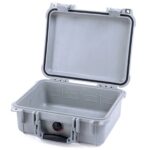 Pelican 1400 Protector Case Silver with Foam Watertight Crushproof Pick N Pluck 1400-000-180