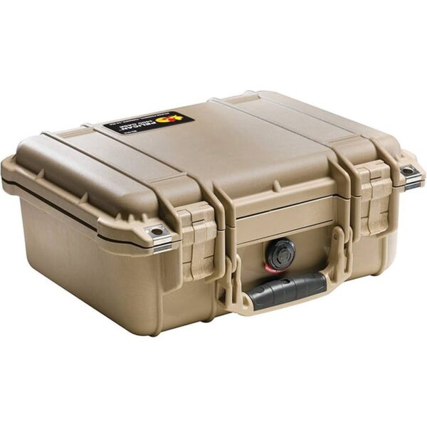 Pelican 1400 Protector Case Desert Tan with Foam Watertight Crushproof Pick N Pluck 1400-000-190