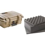 Pelican 1400 Protector Case Desert Tan with Foam Watertight Crushproof Pick N Pluck 1400-000-190