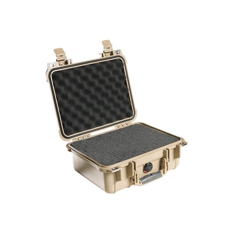 Pelican 1400 Protector Case Desert Tan with Foam Watertight Crushproof Pick N Pluck 1400-000-190