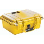 Pelican 1400 Protector Case Yellow with Foam Watertight Crushproof Pick N Pluck High Visibility 1400-000-240