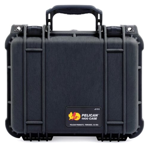 Pelican 1400NF Protector Case Black No Foam Watertight Crushproof Empty Interior 1400-001-110