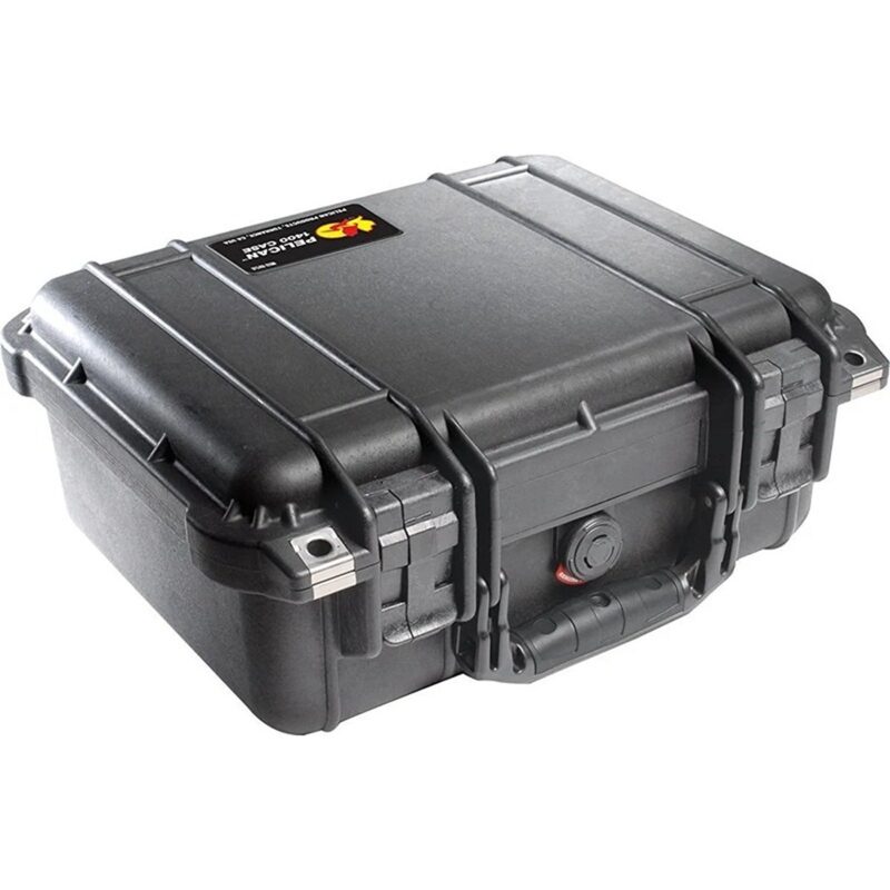 Pelican 1400NF Protector Case Black No Foam Watertight Crushproof Empty Interior 1400-001-110