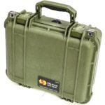 Pelican 1400NF Protector Case OD Green No Foam Watertight Crushproof Empty Interior 1400-001-130