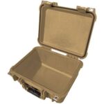 Pelican 1400NF Protector Case Desert Tan No Foam Watertight Crushproof Empty Interior 1400-001-190