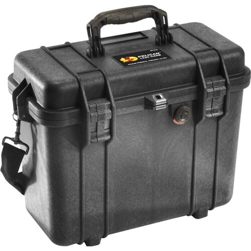 Pelican 1430NF Top Loader Protector Case Black No Foam Watertight Crushproof Empty Interior 1430-001-110