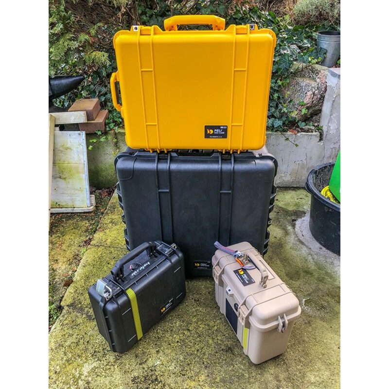 Pelican 1430NF Top Loader Protector Case Yellow No Foam Watertight Crushproof High Visibility Empty 1430-001-240