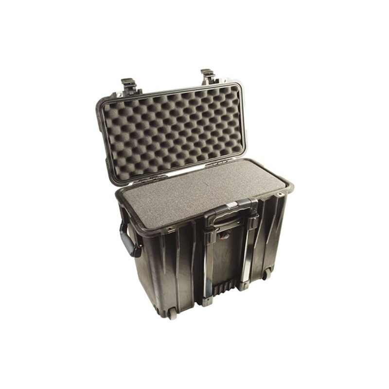 Pelican 1440 Protector Case Black with Foam Watertight Crushproof Pick N Pluck Rolling 1440-000-110