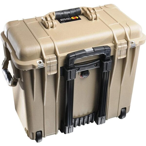 Pelican 1440 Protector Case Desert Tan with Foam Watertight Crushproof Pick N Pluck Rolling 1440-000-190
