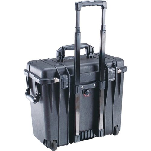Pelican 1440NF Protector Case Black No Foam Watertight Crushproof Empty Interior Rolling 1440-001-110