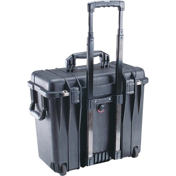 Pelican 1440NF Protector Case Black No Foam Watertight Crushproof Empty Interior Rolling 1440-001-110