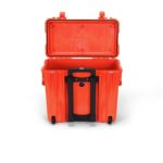 Pelican 1440NF Protector Case Orange No Foam Watertight Crushproof High Visibility Empty Rolling 1440-001-150
