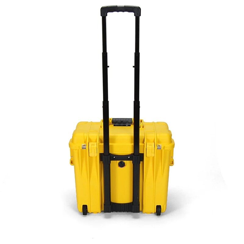 Pelican 1440NF Protector Case Yellow No Foam Watertight Crushproof High Visibility Empty Rolling 1440-001-240